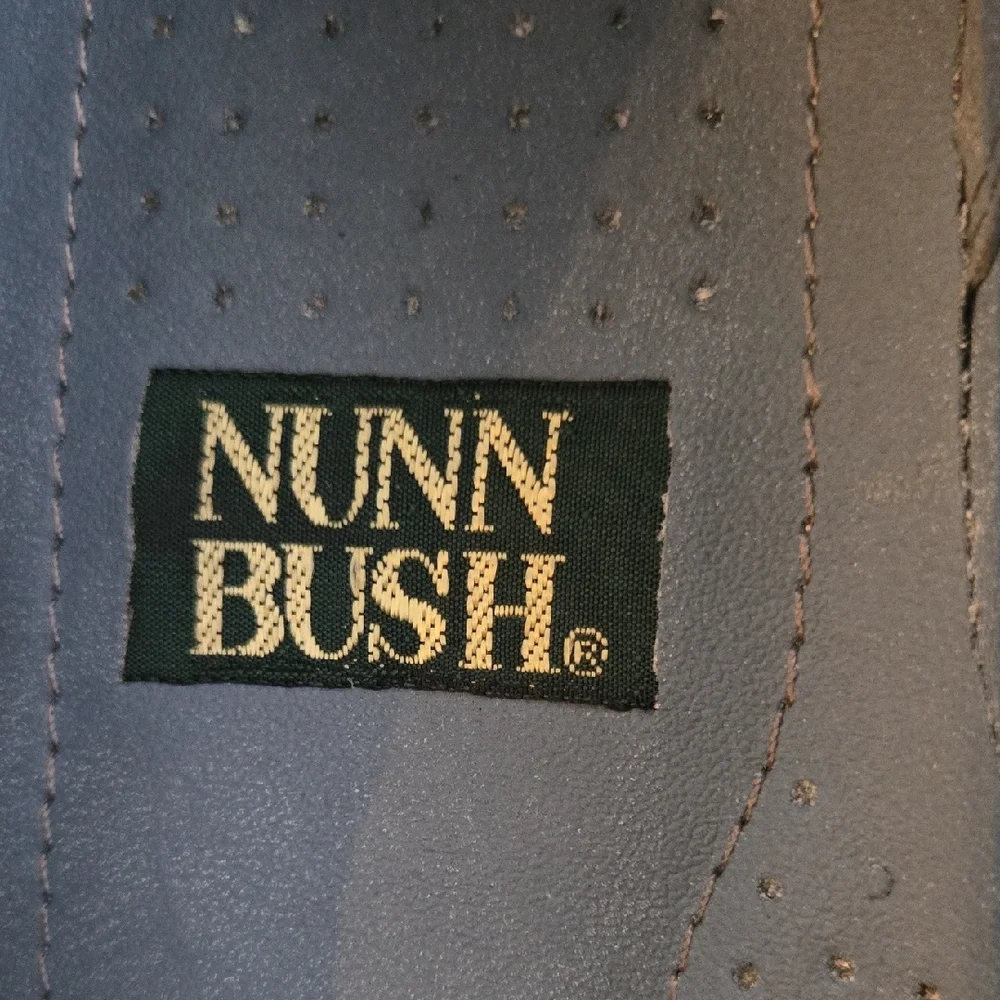 Nunn Bush Brown Leather Loafers with Moccasin Stitching
